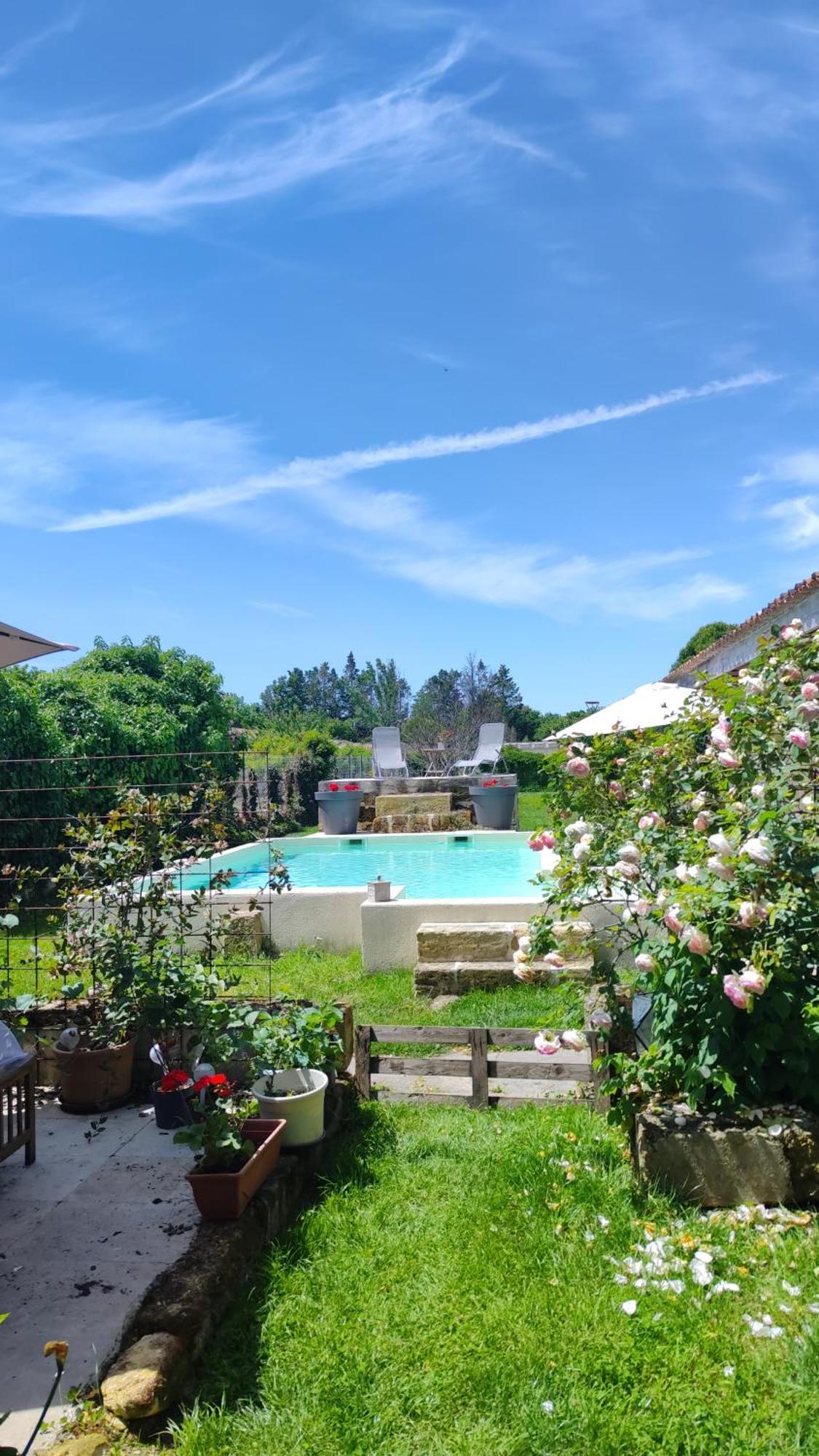 Jolie Villa Avec Piscine Dans Le St Emilionnais Sainte-Terre Екстериор снимка